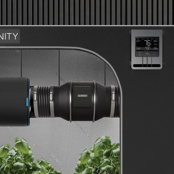AC Infinity 4x4 Grow Tent with Ventilation Kit - Complete Indoor Hydroponic System for Home Gardening & Plant Cultivation