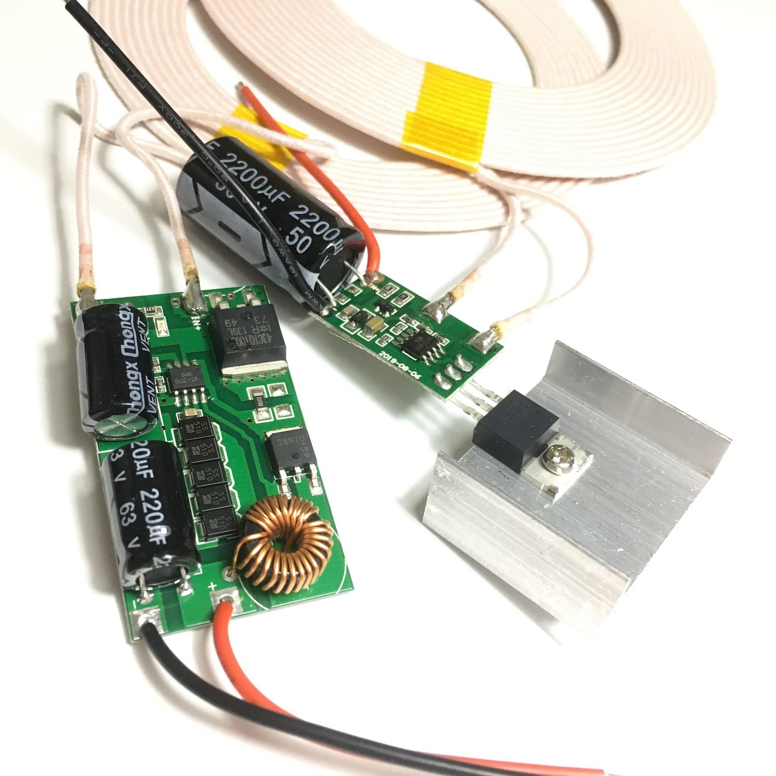 Taidacent 24-36V to 12V 4A Wireless Charging Module - DC Power Converter for DIY Electronics, Smartphones & IoT Devices - Perfect for Home Automation & Portable Charging Solutions