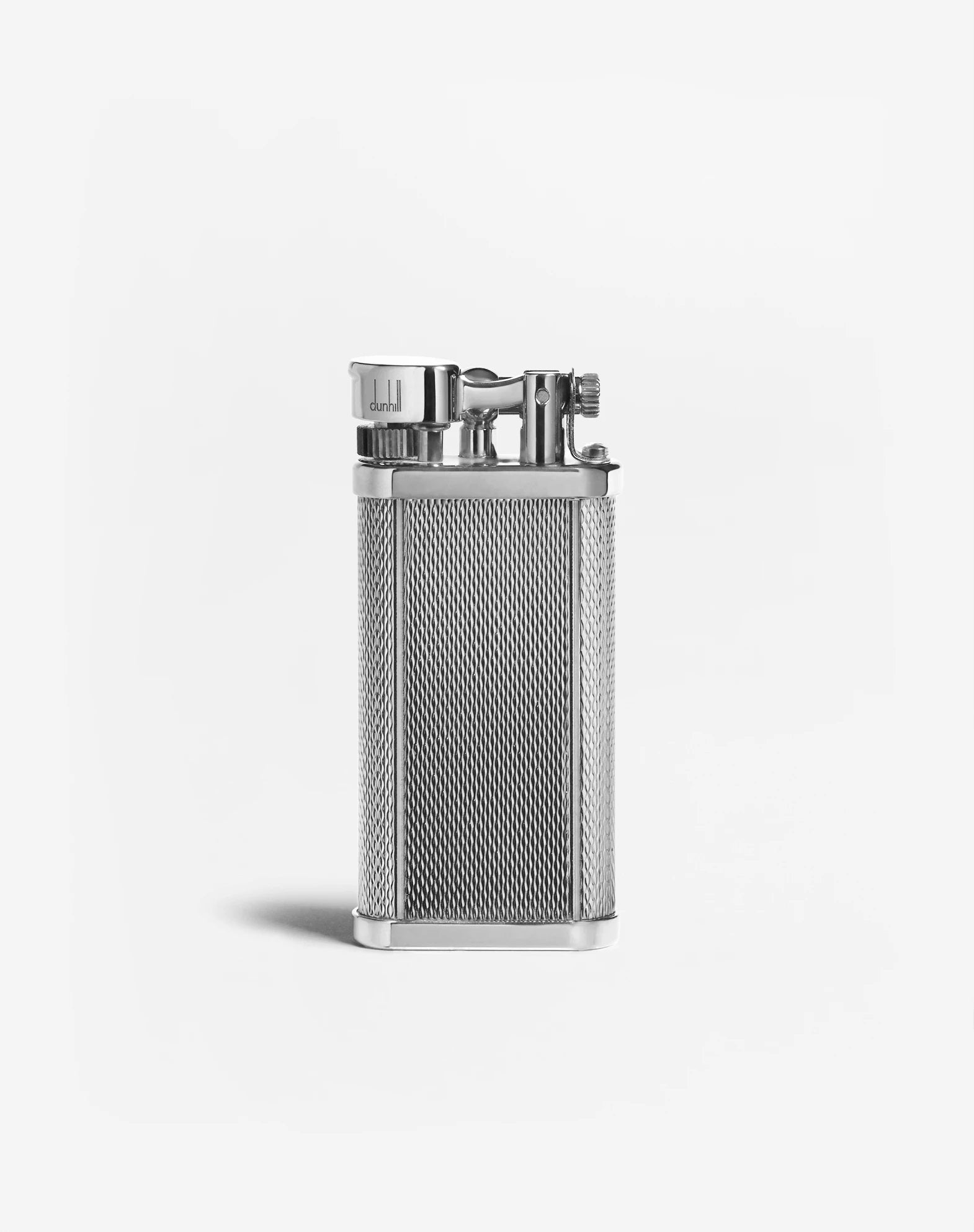 Dunhill Unique Barley Silver Plated Pipe Lighter - Premium Cigar & Tobacco Accessory for Smoking Enthusiasts - Perfect for Relaxing at Home, Outdoor Adventures & Gifts