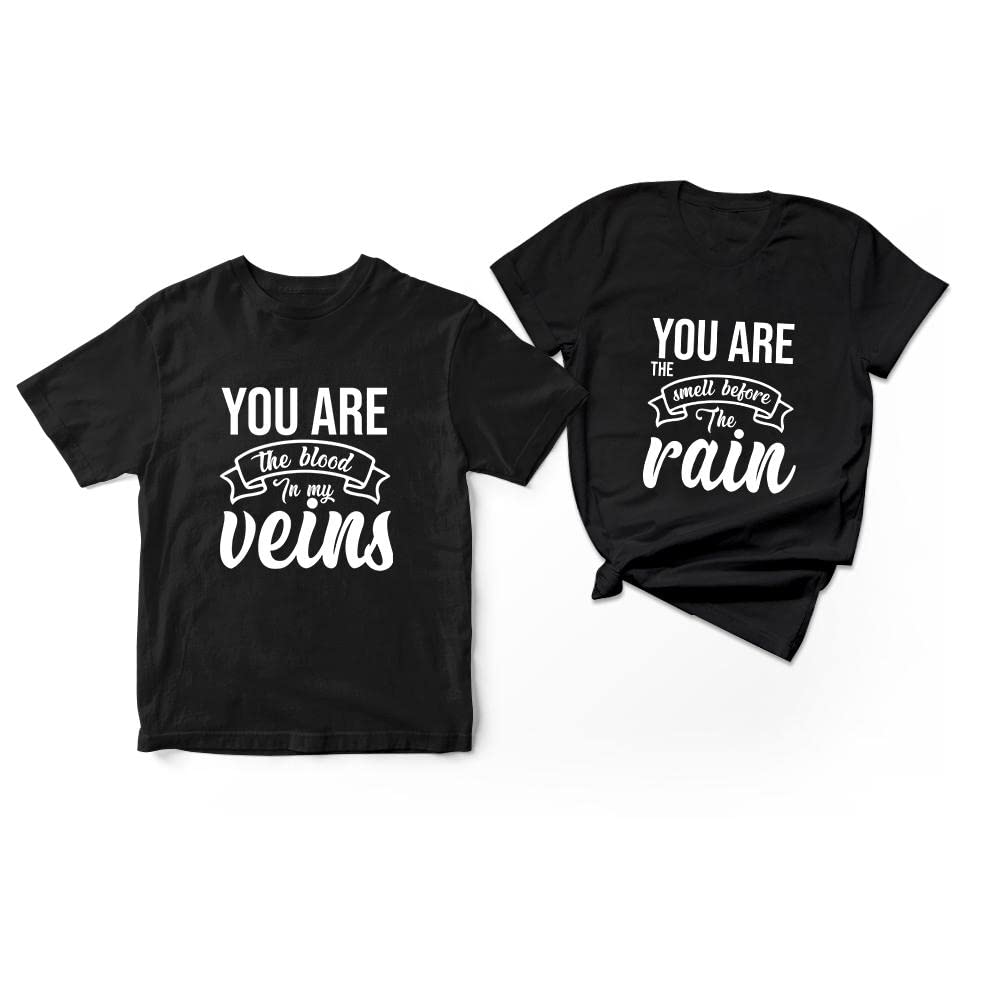 Funny Matching Couples T-Shirts - I Love My Girlfriend/Boyfriend Shirt for Valentine's Day - Cute Couple Gifts for Him & Her - Perfect for Anniversaries, Date Nights and Romantic Getaways