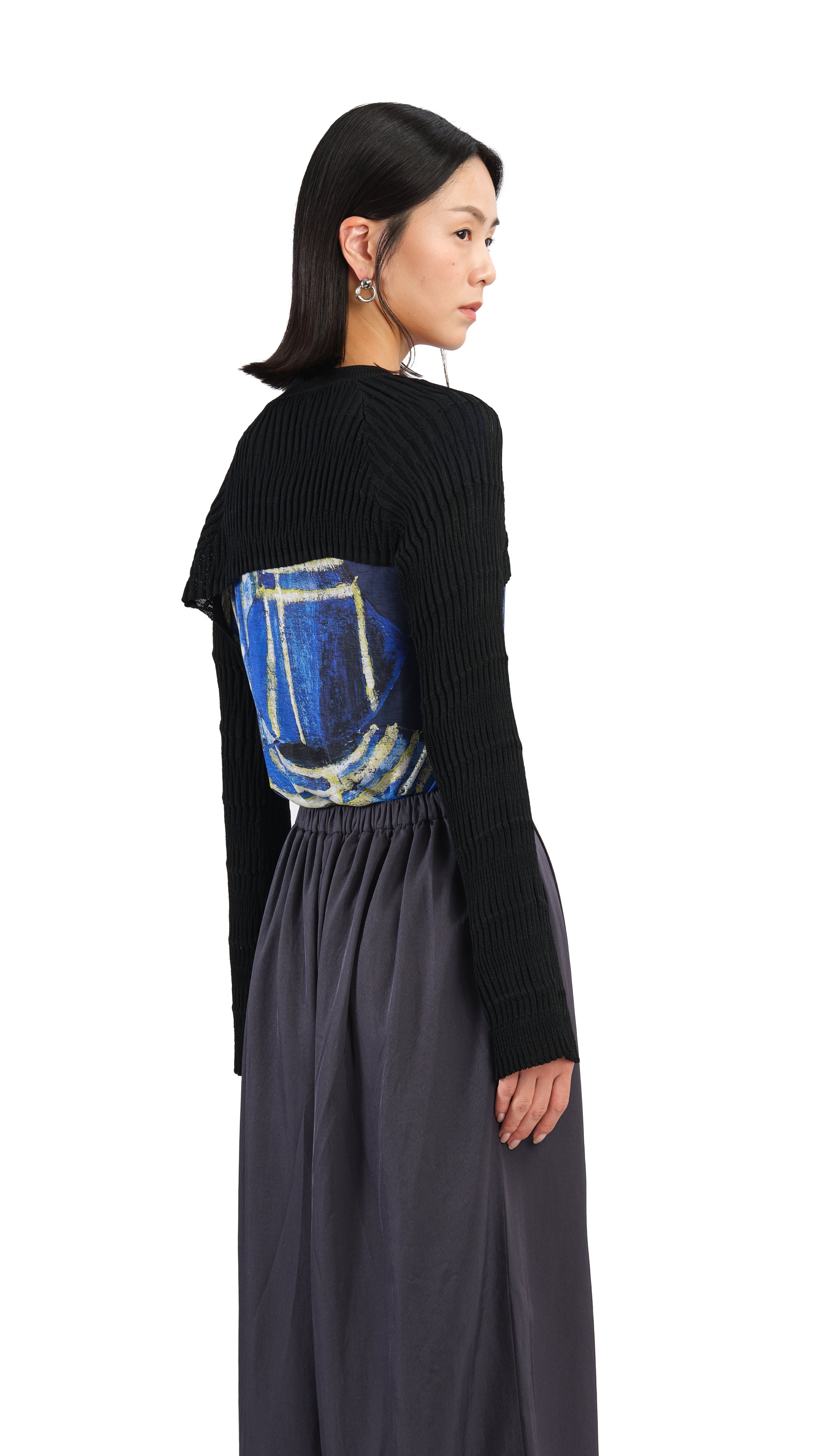 Stylish Cropped Sweater for Women - Trendy 3/4 Sleeve Knit Pullover | Perfect for Casual Outfits, Layering & Fall Fashion