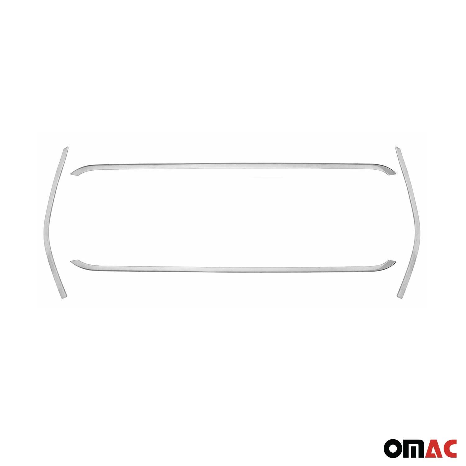 OMAC Front Bumper Grill Trim Molding Kit for Ford Transit 150/250/350 (2021-2025) - Heavy Duty Steel 4-Piece Set - Enhances Vehicle Appearance & Protection for Work Trucks & Commercial Vans