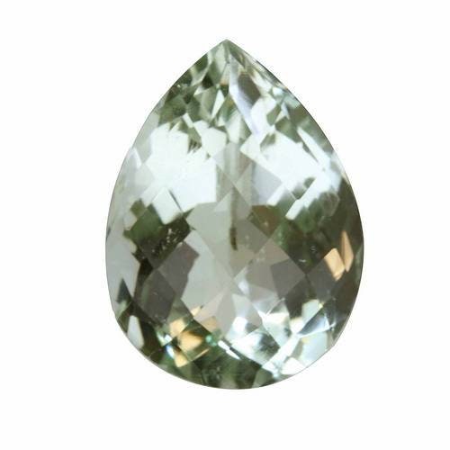 Wholesale Natural Genuine Prasiolite (Green Amethyst) Loose Stones - 8x5mm to 18x13mm Pear Cut VVS Quality for Jewelry Making, Engagement Rings & Healing Crystals