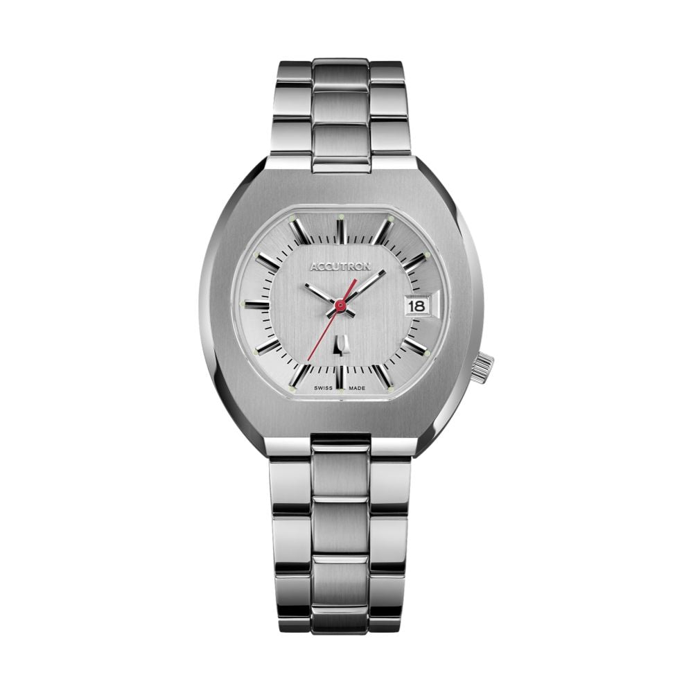 Legacy Automatic Stainless Steel Watch - Limited Edition Silver Dial Men's Dress Watch for Business & Formal Occasions