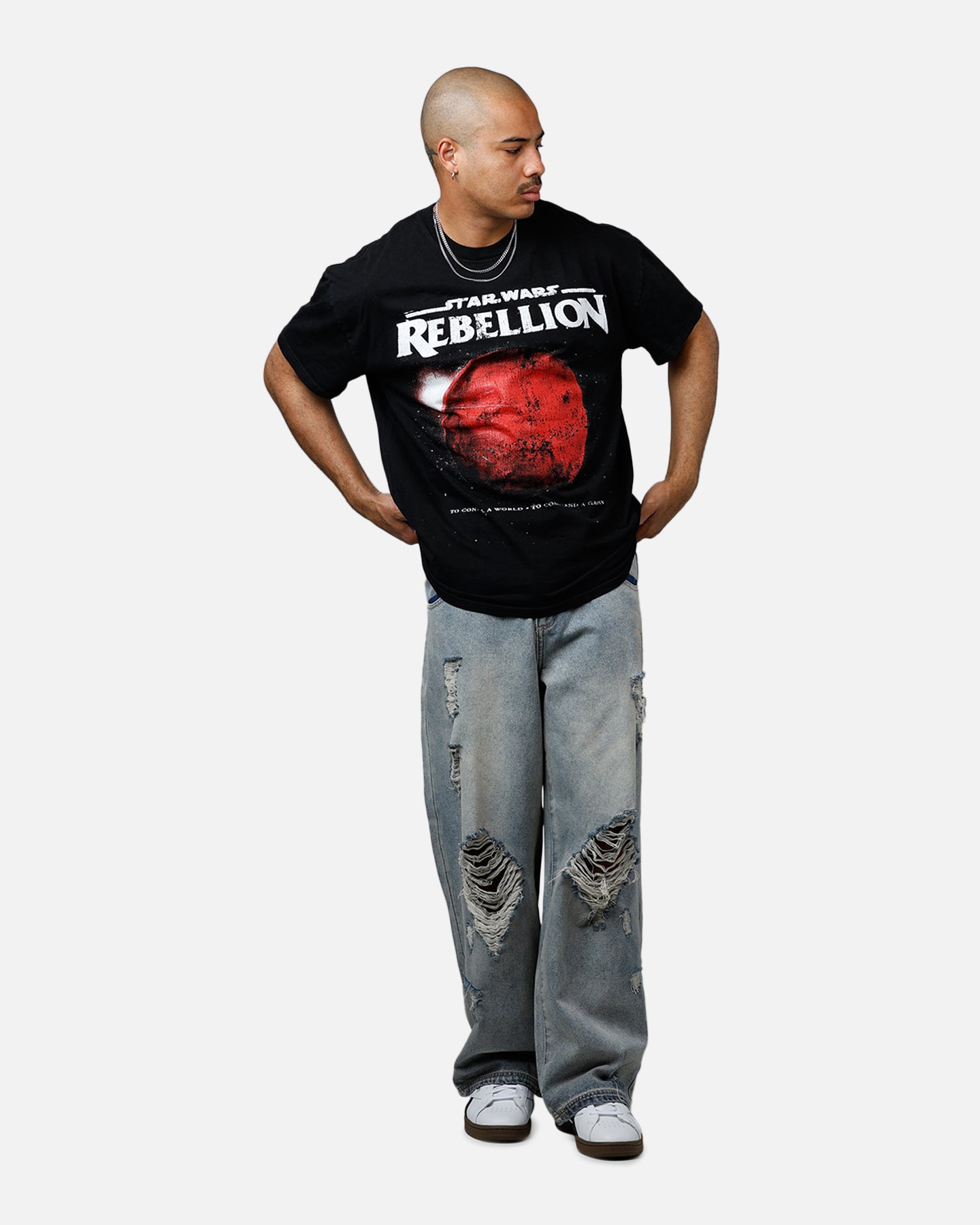 Star Wars Battlefront Rebellion Heavyweight T-Shirt - Black | Officially Licensed | Men's Graphic Tee for Gaming & Cosplay | Perfect for Fans & Collectors