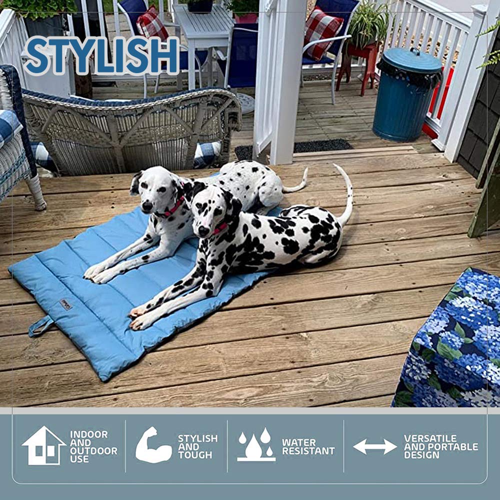 Waterproof Outdoor Dog Bed - Large, Durable & Washable Pet Mat for Camping, Travel & Home Use - Portable Water-Resistant Dog Sleeping Pad