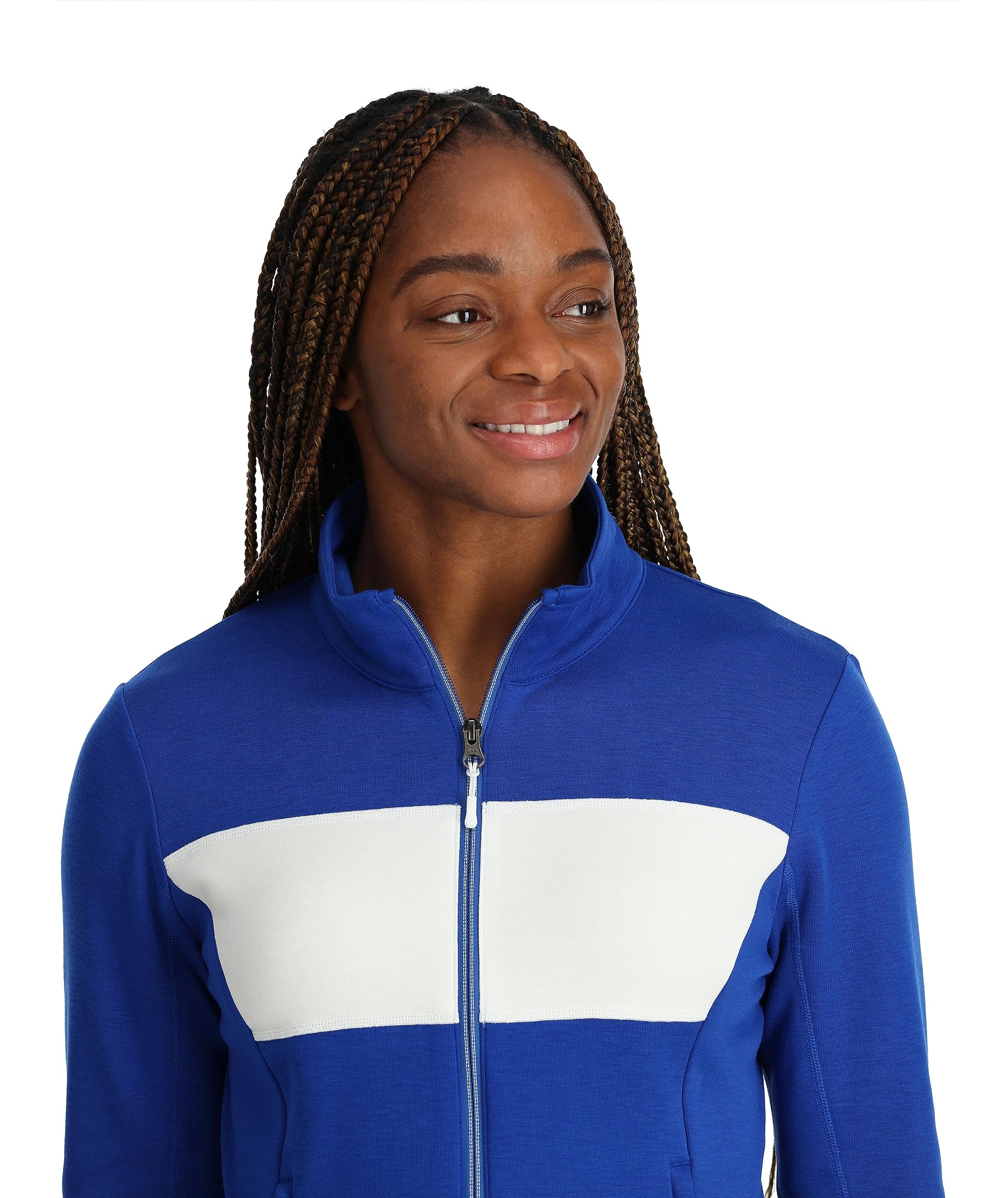 Spyder Women's Speed Full Zip Fleece Jacket - Lightweight Warm Winter Outerwear for Running, Hiking & Outdoor Activities