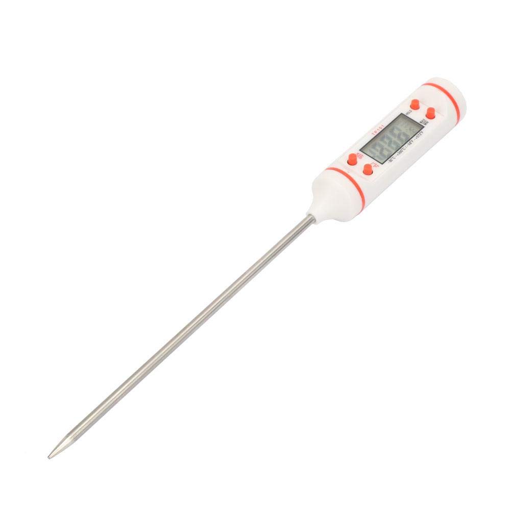 **High Accuracy Digital Thermometer for Cooking - Instant Read Electronic Food Thermometer with LCD Display - Perfect for Home Kitchen, BBQ, Grilling, and Liquid Temperature Measurement**