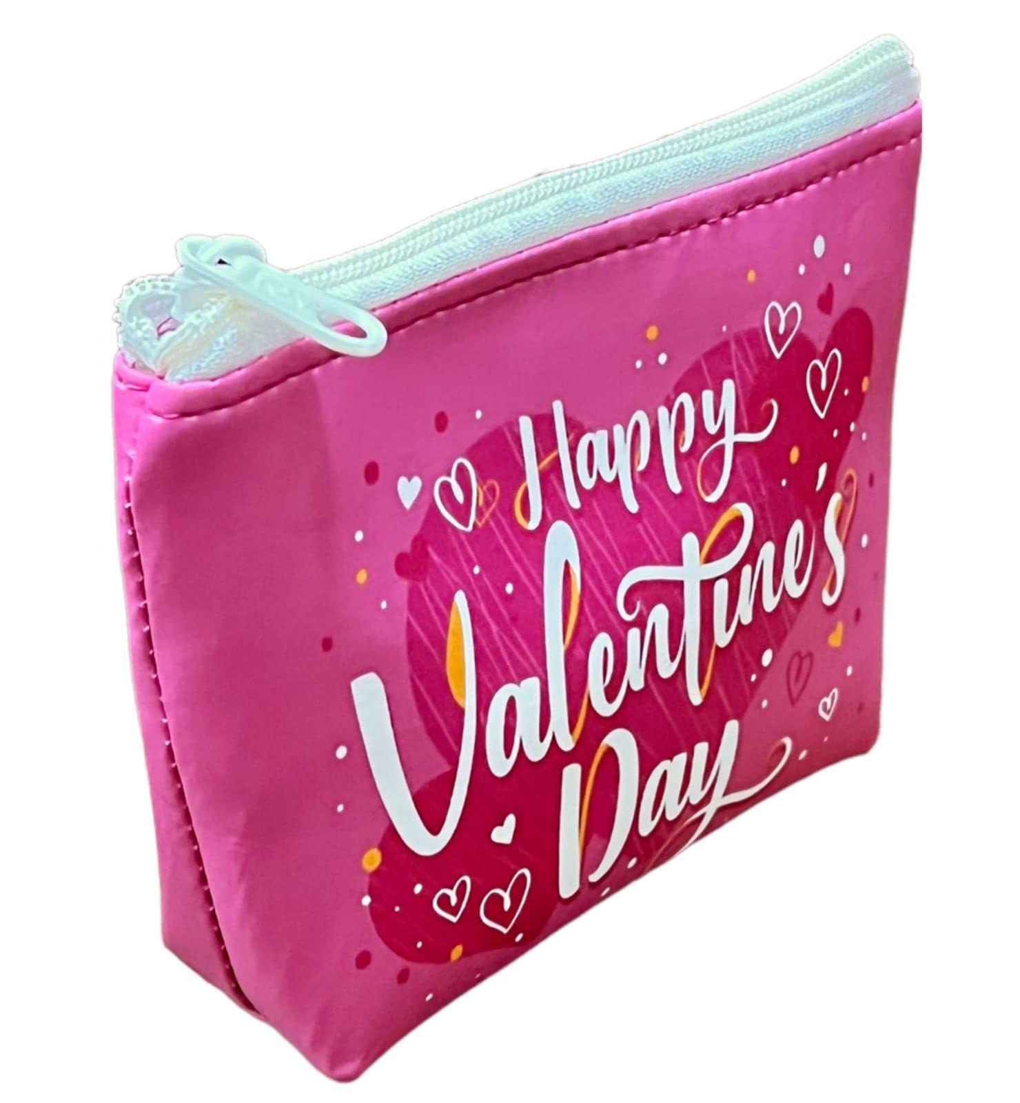 Valentine's Day Gifts for Women - 2 Piece Set (Makeup Pouch & Coin Purse Wallet) | Cosmetic Organizer, Travel Jewelry Storage Bag | Perfect Gift for Girlfriend, Wife, Mother, Sister | Birthday, Anniversary, Christmas Present