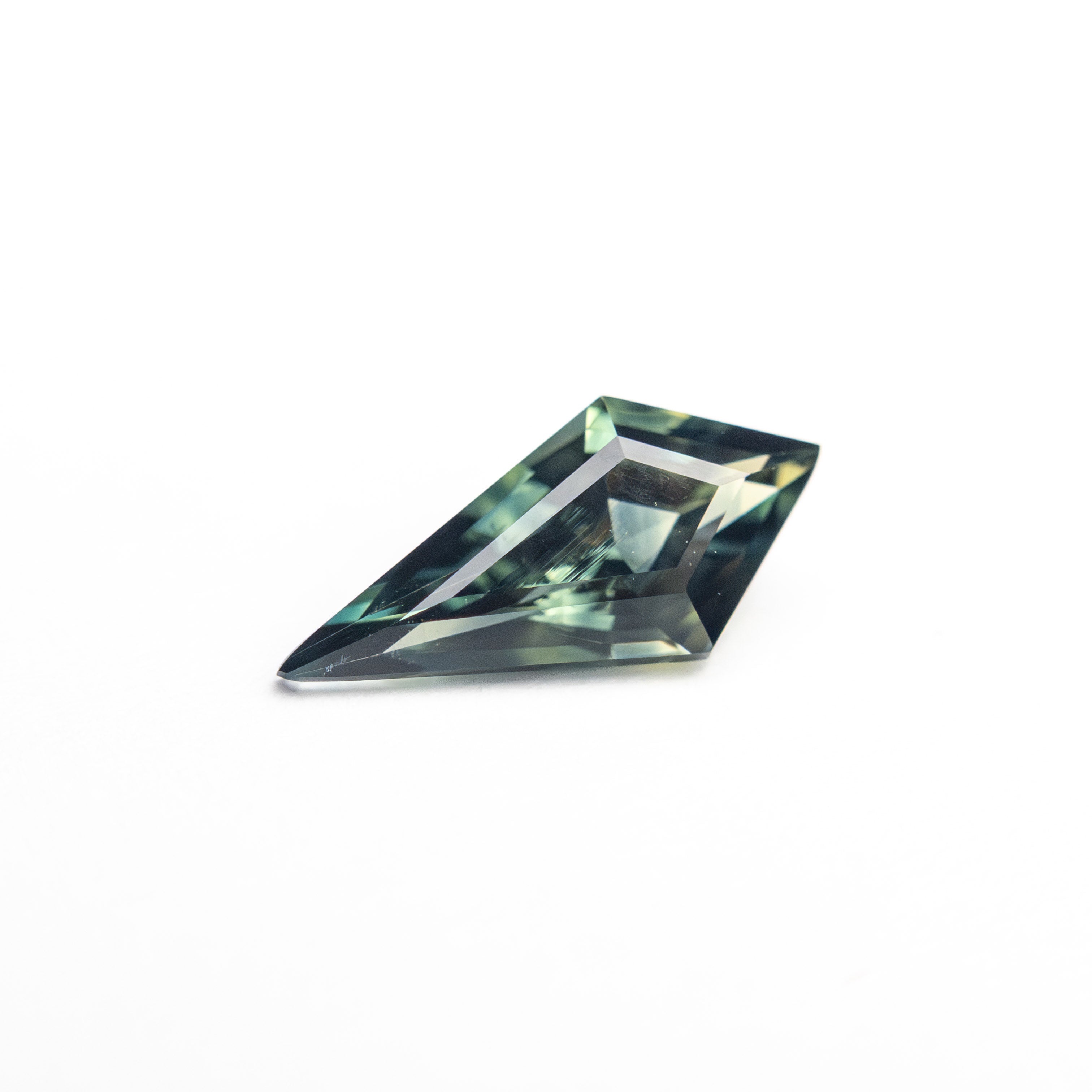 0.59ct Kite Step Cut Sapphire - 9.25x4.37x2.72mm Natural Blue Gemstone for Engagement Rings & Fine Jewelry Making