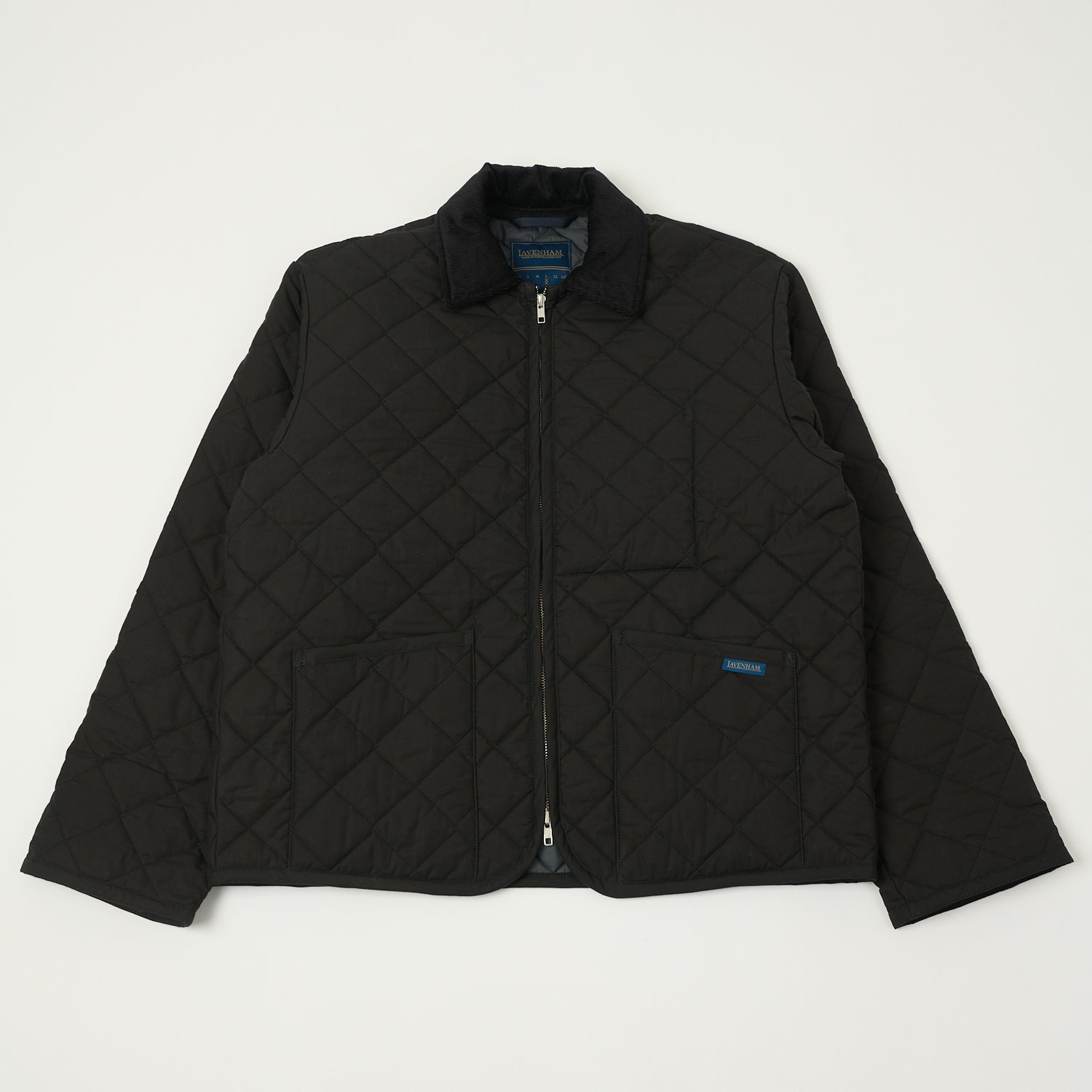 Lavenham Teynham Jacket - Waterproof Quilted Coat for Men & Women | Lightweight Warm Winter Outerwear | Perfect for Hiking, Camping & Outdoor Activities (Lamp Black)