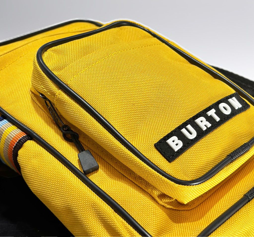 Burton U Crossbody Fanny Pack - Water-Resistant Waist Bag for Men & Women - Perfect for Hiking, Travel, and Outdoor Adventures (Yellow)