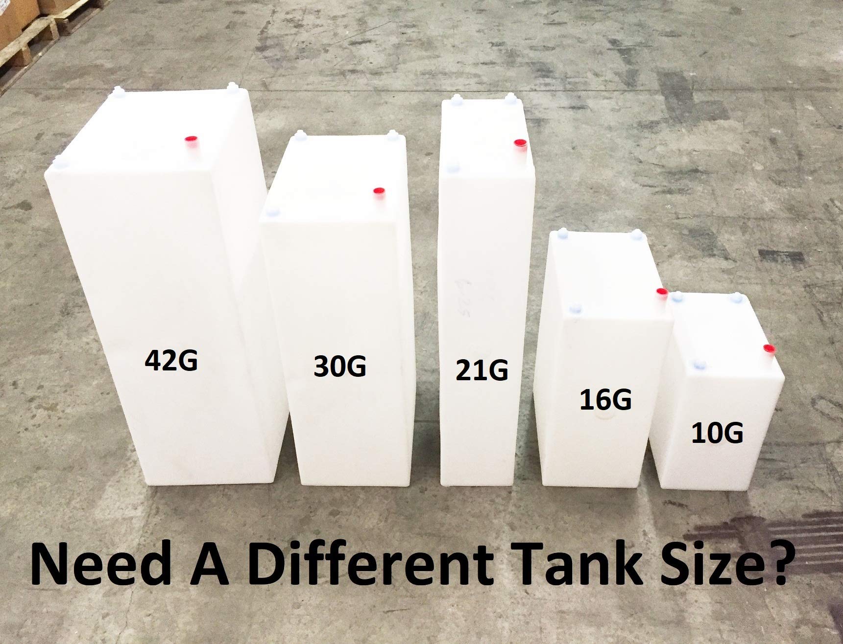 BPA Free RV Fresh & Gray Water Holding Tank Combo Pack - 21 Gallon & 30 Gallon for Campers | Durable Waste Water Storage Solution for RV Trips & Outdoor Adventures