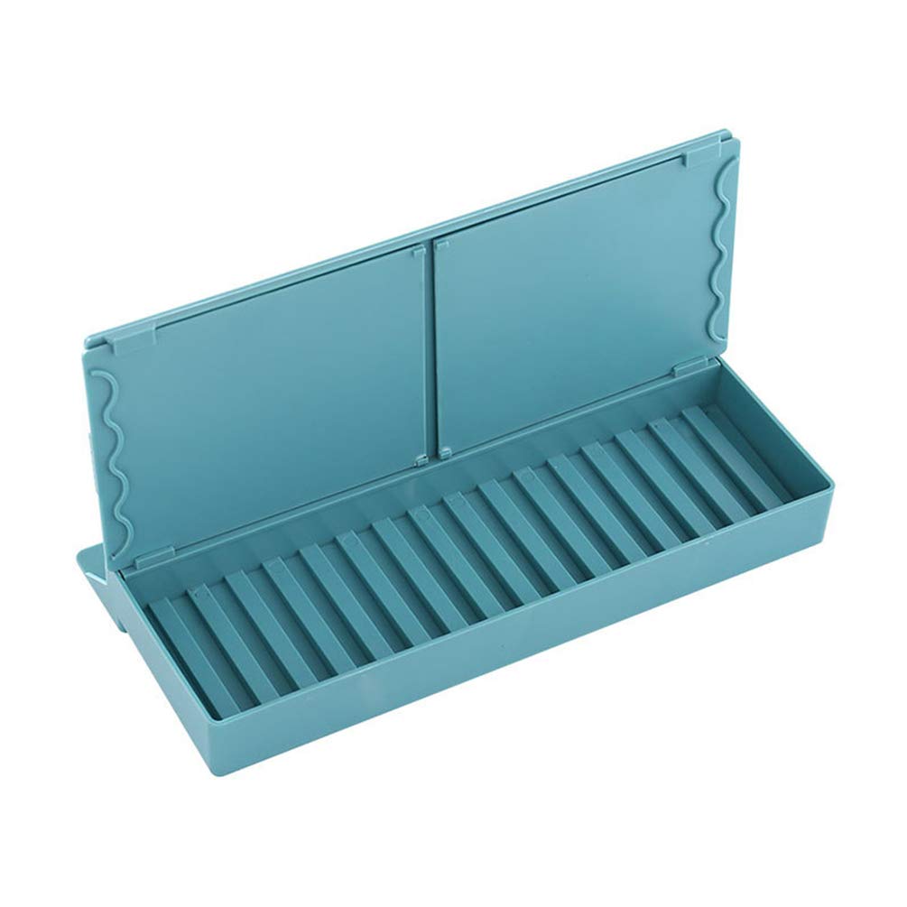 Cabilock Stretchable Sink Splash Guard - Anti-Water Splash Baffle Board & Sponge Holder for Kitchen & Bathroom Sink (Blue) | Prevent Water Splashes & Organize Sponges by Faucet