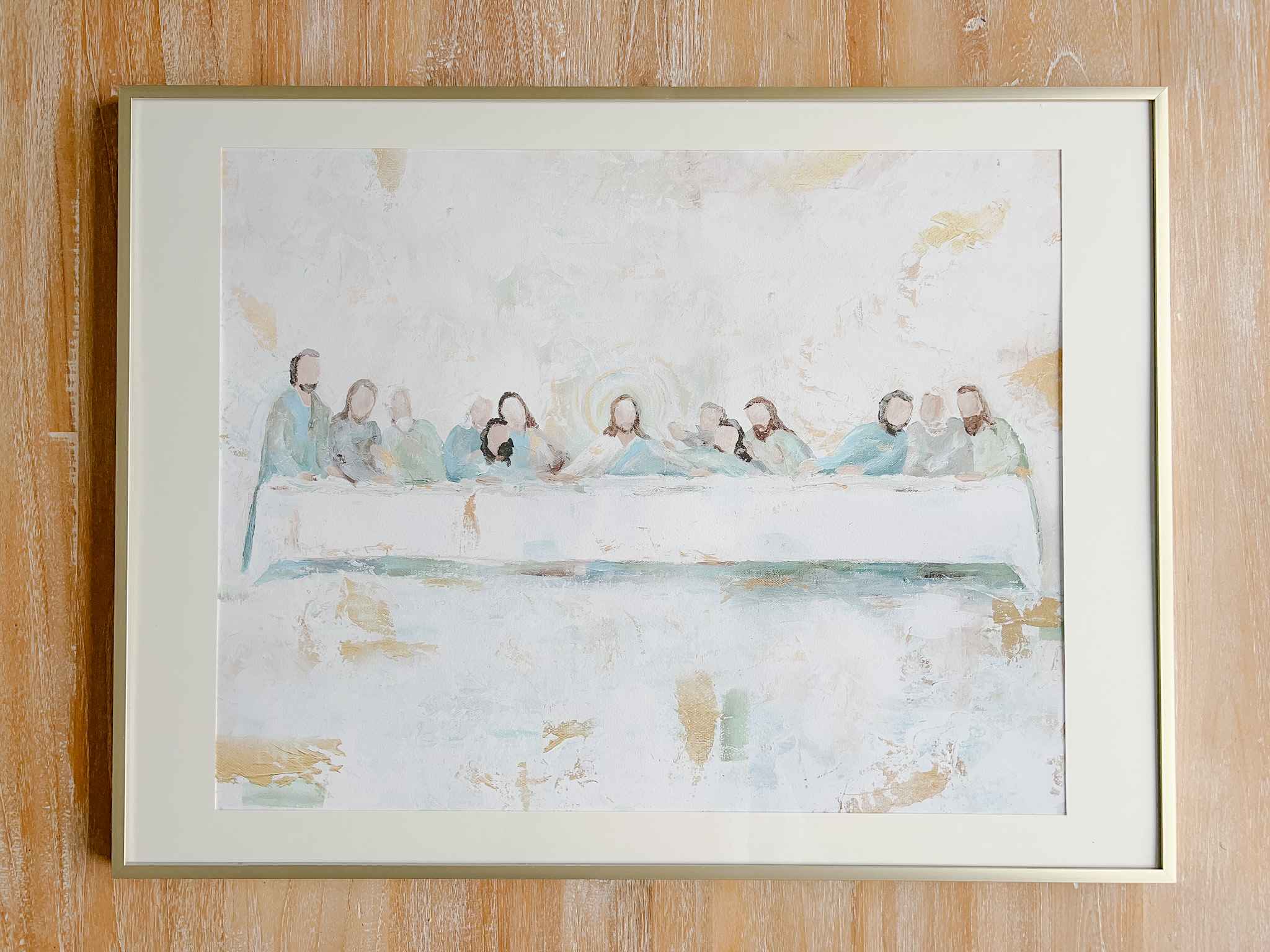 The Last Supper Wall Art Print - High Quality Jesus Christ Religious Painting for Home Decor, Church, and Office - Perfect for Living Room, Bedroom, and Gifts