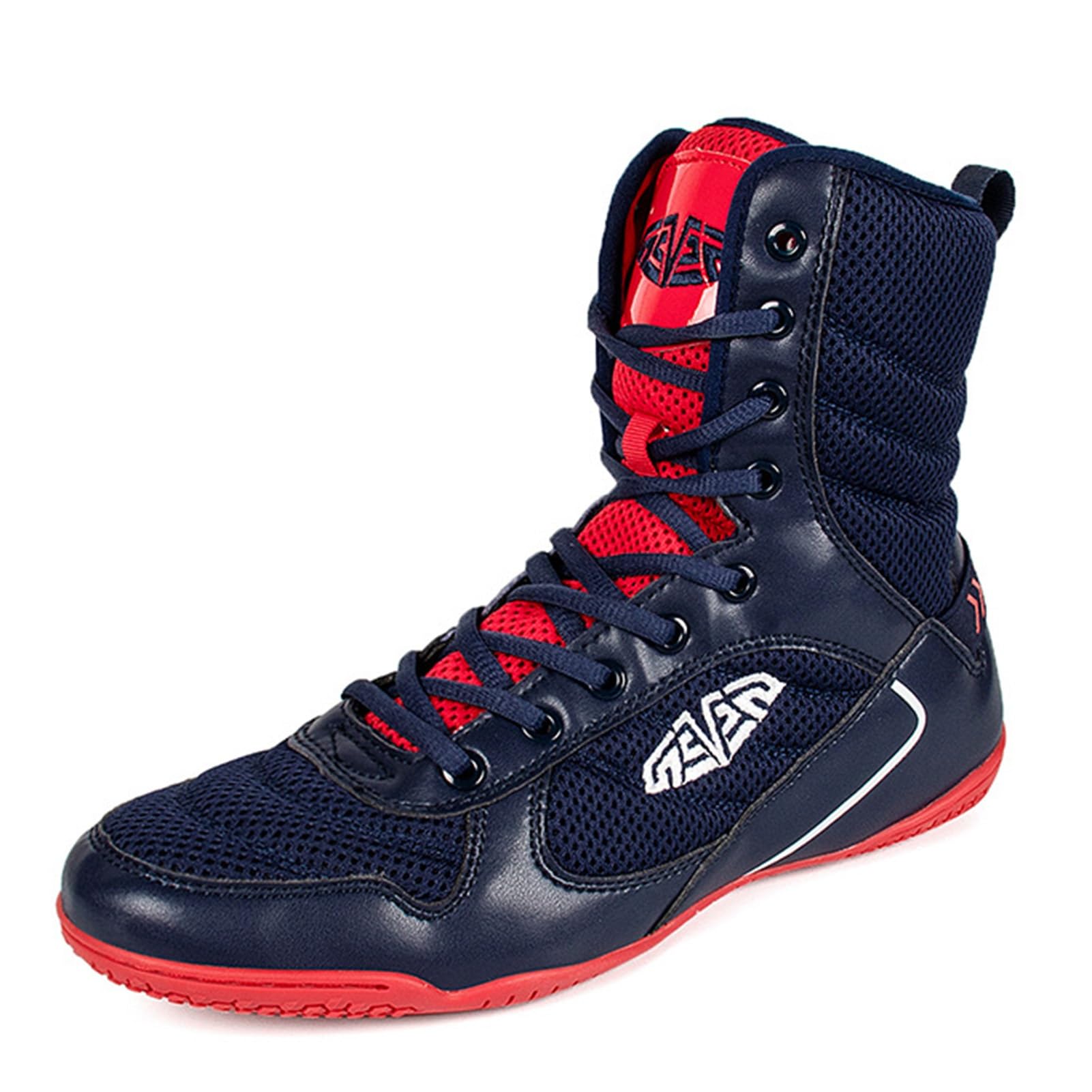 Men's & Women's Wrestling Shoes - High Top Breathable Boxing & Bodybuilding Shoes - Lightweight, Anti-Slip, Wear-Resistant - Unisex Design for Gym, Training & Sports