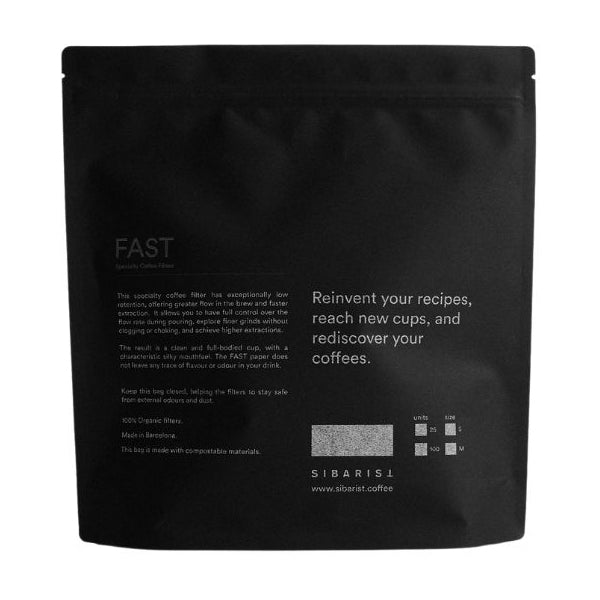 Premium Sibarist Fast Specialty Coffee Filters - Compatible with Chemex, V60 & Pour Over Brewing - Perfect for Home Baristas & Coffee Enthusiasts
