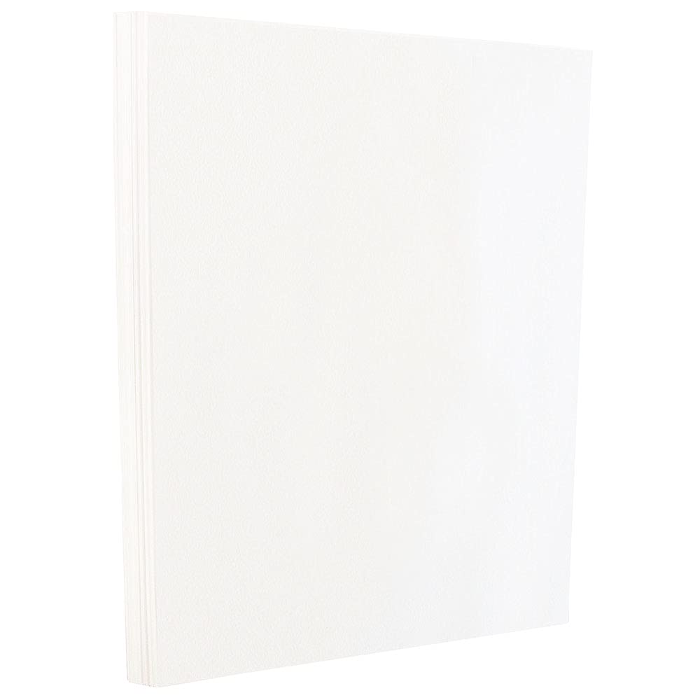 JAM PAPER Glossy 80lb Cardstock - 8.5x11 Coverstock - 250 Sheets for Crafting & Printing