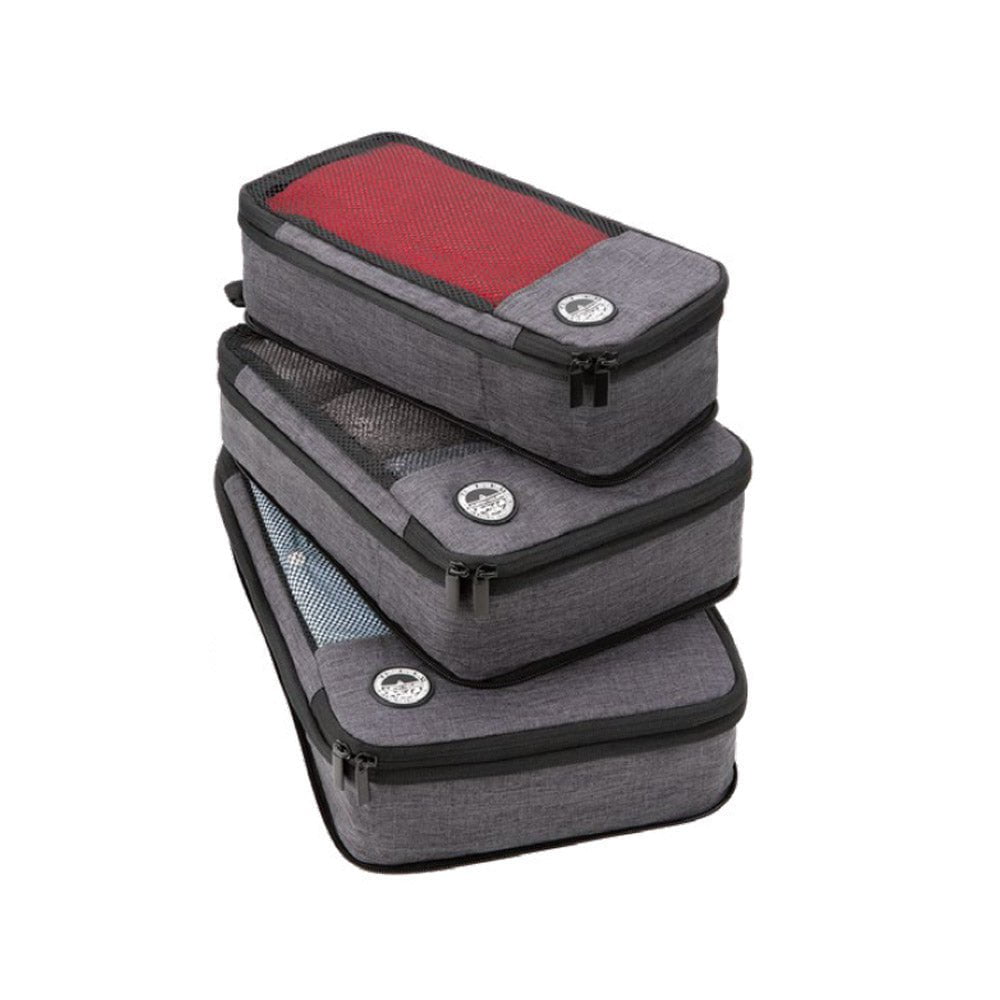 Austin House 3-Piece Compressible Packing Cubes Set - Lightweight Travel Organizers for Suitcases, Backpacks & Carry-Ons | Perfect for Business Trips, Vacations & Weekend Getaways