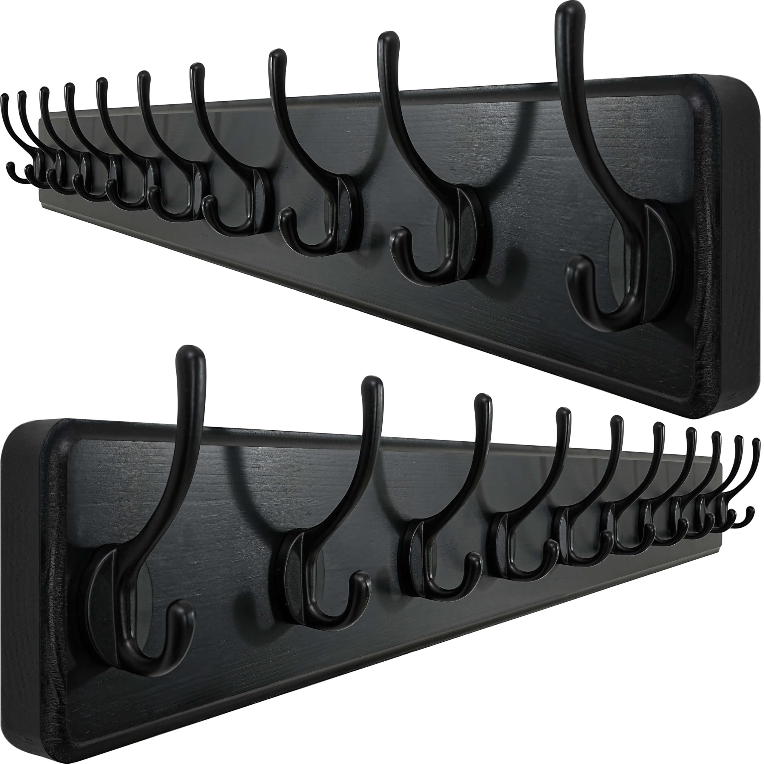 WEBI 10-Hook Wall Mounted Coat Rack - 38.6
