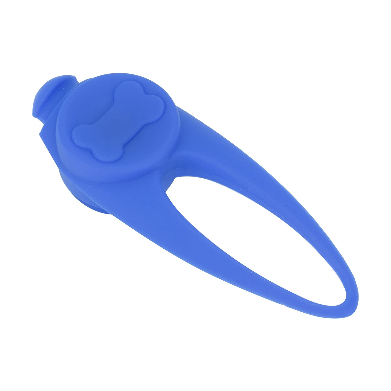 Glow in the Dark Dog Collar Light - Blue LED Safety Light for Pets, Waterproof & Durable Silicone Clip-On Night Walking Light for Dogs & Cats - Perfect for Evening Walks, Jogging, and Outdoor Adventures
