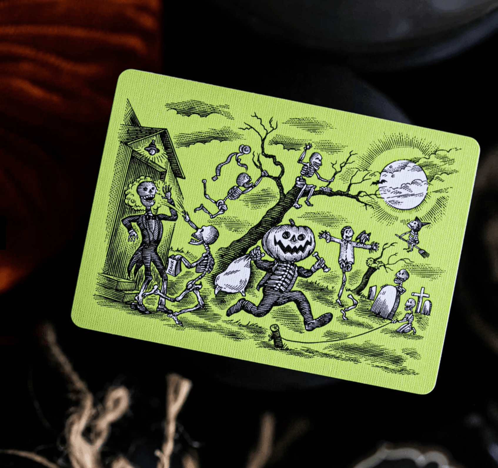 Fultons October Playing Cards - Premium Deck for Poker, Magic Tricks & Collectors | Halloween & Fall Themed Card Games