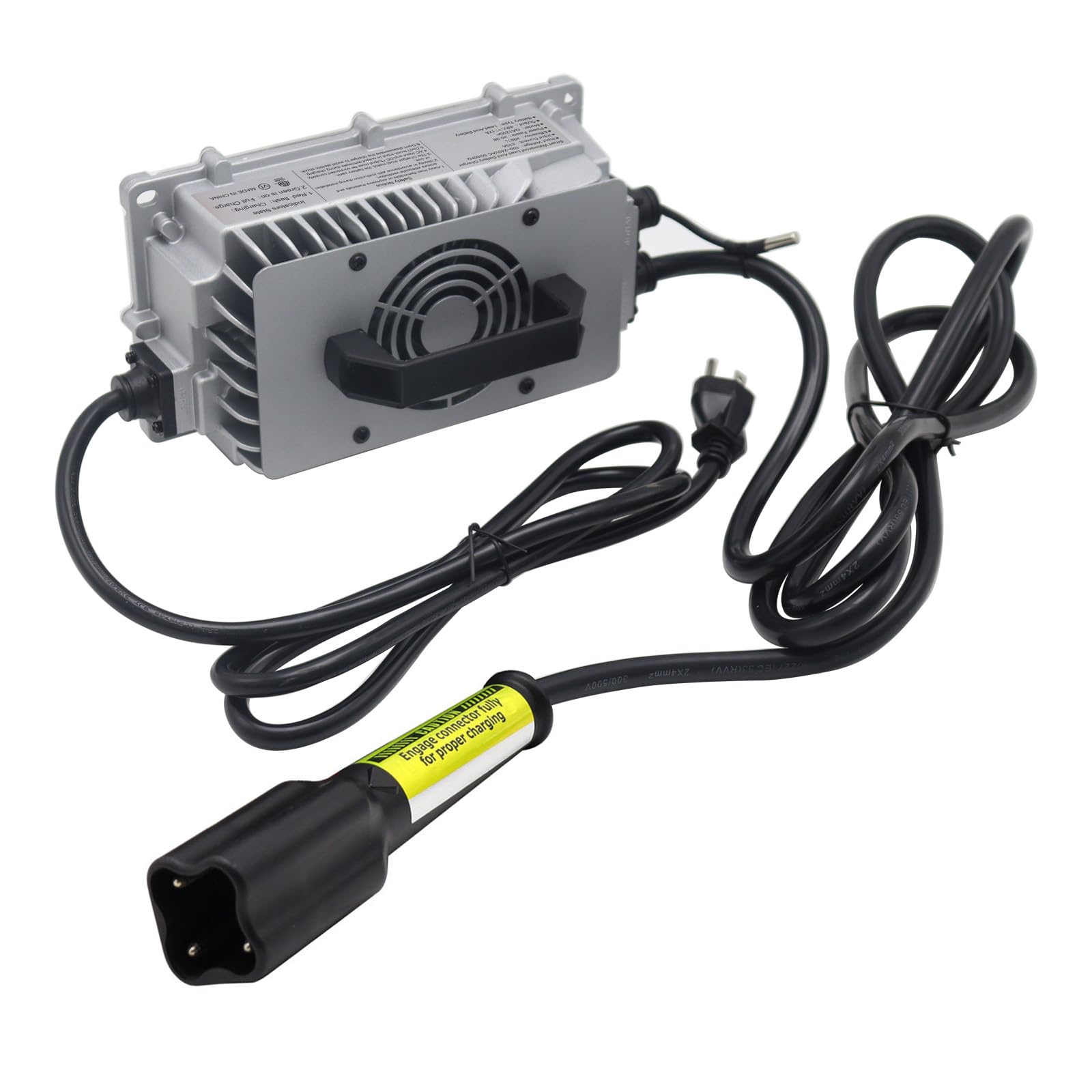 48V 17A Golf Cart Battery Charger for Yamaha G29 Drive & Drive 2 (2007-Up) - 3 Pin Plug | Fast Charging for Yamaha Golf Carts | Perfect for Home, Golf Course & RV Use