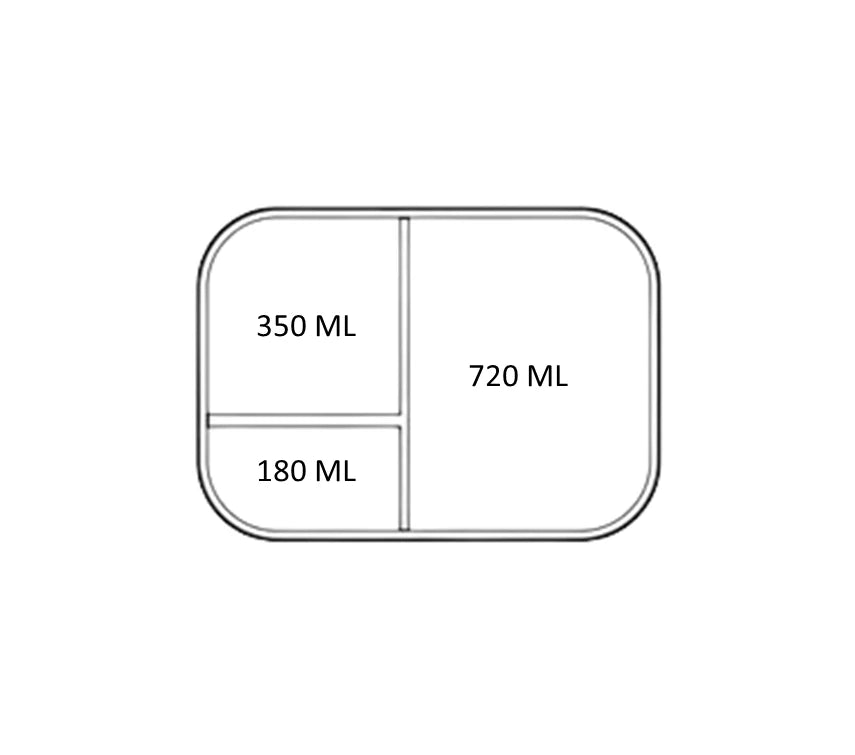 Apollo 3-Piece Rectangle Silicone Bento Box Set - Eco-Friendly, Leak-Proof Food Storage Containers for Lunch, Meal Prep & On-the-Go (Sage Green) | Perfect for Office, School, Picnics & Travel