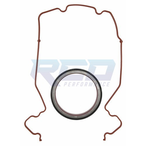 Fel Pro 2003-2010 Ford Power Stroke Rear Main Seal Kit - Replacement Engine Seal for Diesel Trucks, Heavy-Duty Vehicles & Towing Applications