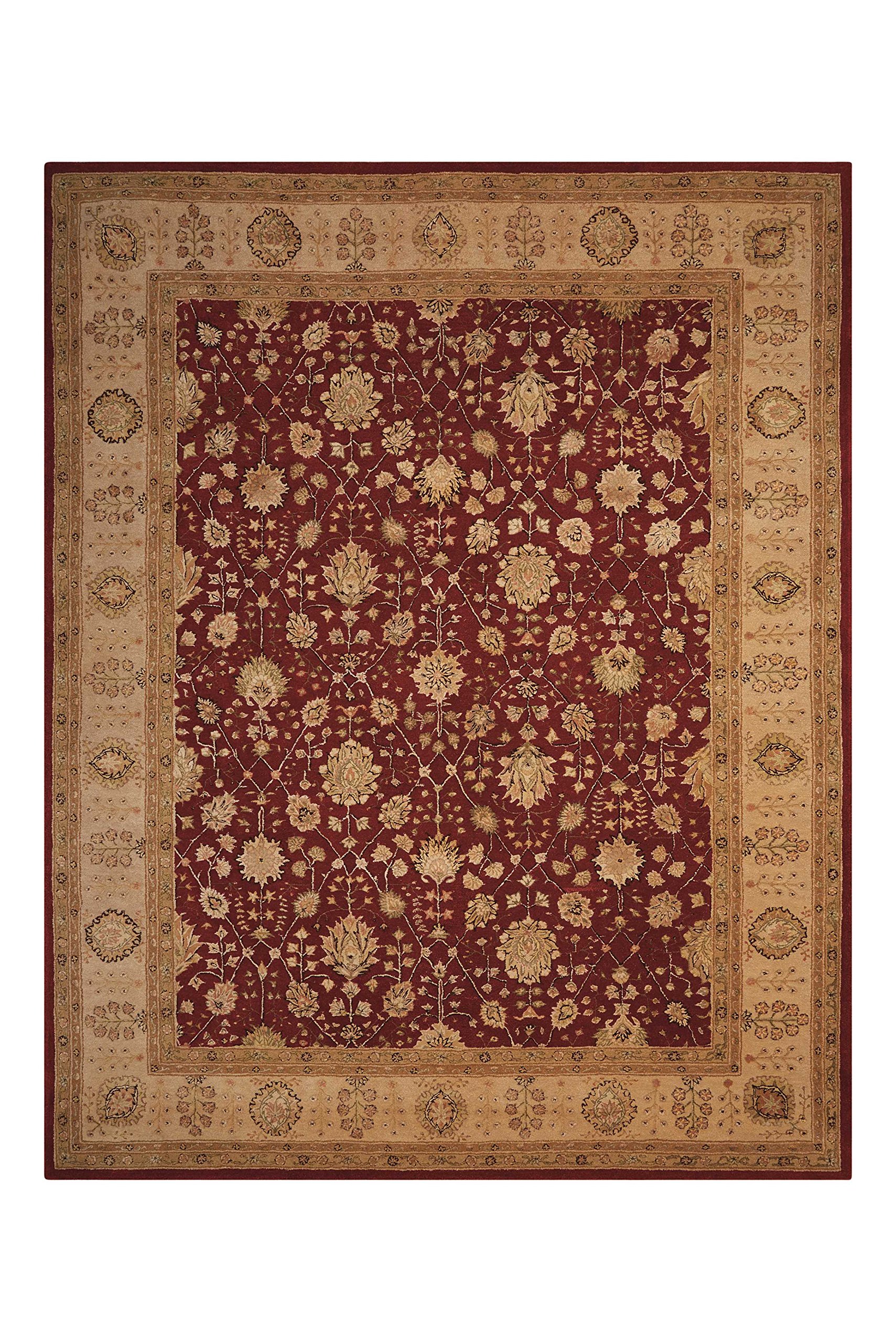 Nourison 3000 Persian Red 8x10 Area Rug - Easy Cleaning, Non-Shedding, Stain Resistant - Perfect for Bedroom, Living Room, Dining Room & Kitchen Decor | Soft & Durable for High Traffic Areas