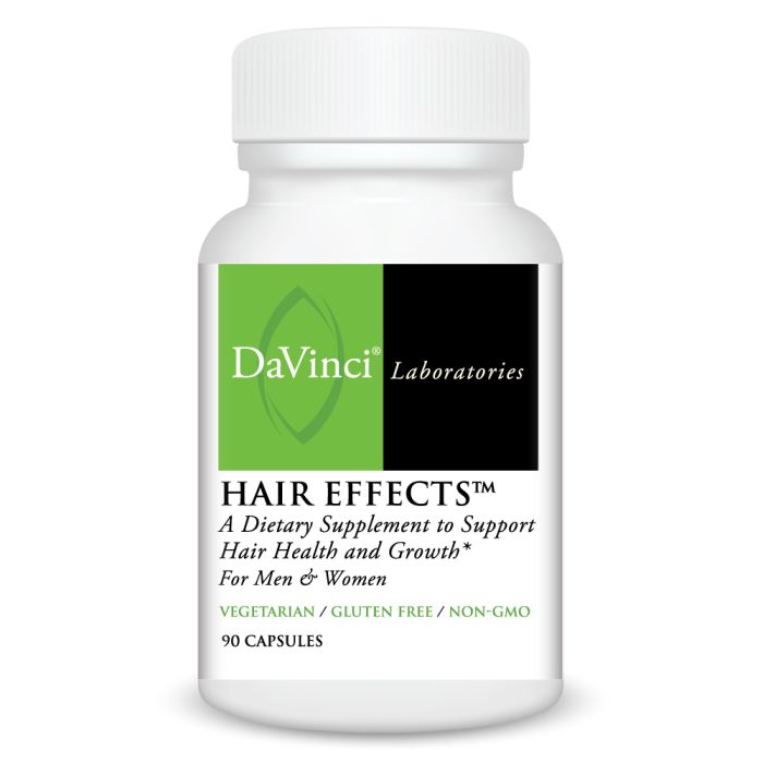 Davinci Labs Hair Effects - Natural Hair Growth Supplement for Thicker, Stronger Hair - Supports Healthy Hair Growth for Men & Women - Perfect for Daily Use at Home or On-the-Go