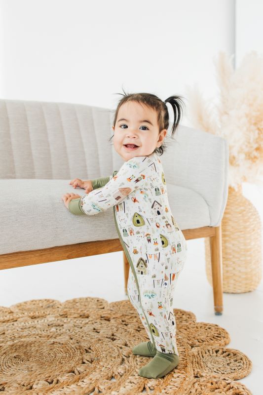 Hoppy Homestead Zip Romper - Soft & Stylish Baby Jumpsuit for Boys & Girls | Easy On/Off Zipper, Comfortable Playwear for Infants & Toddlers | Perfect for Playdates, Daycare & Family Outings