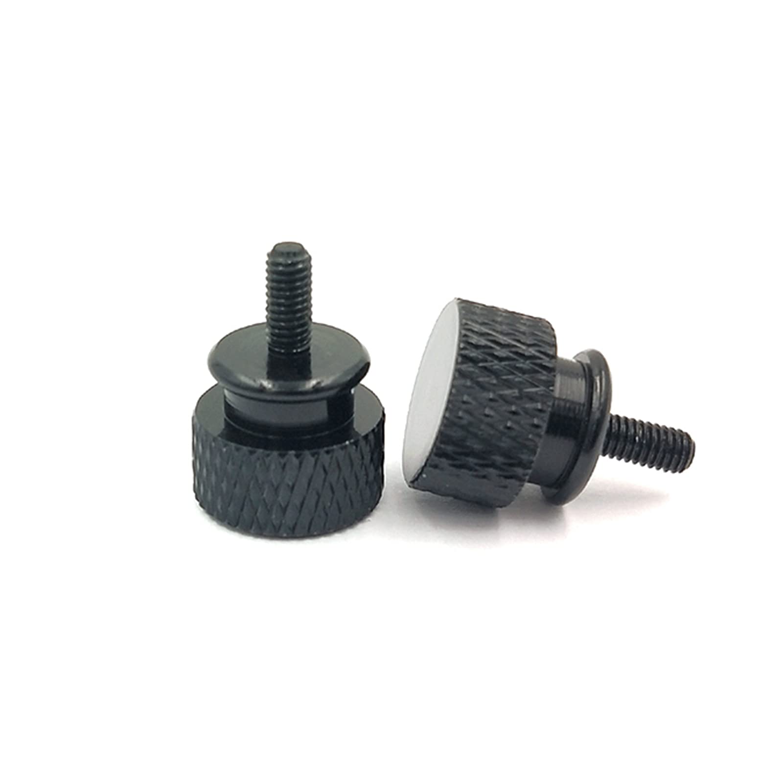 5pcs Black M5x8 Aluminum Alloy Thumb Screws for Computer Case - Durable Hand Screws for PC Builds & DIY Computer Assembly (Home Office & Gaming PC Setup)