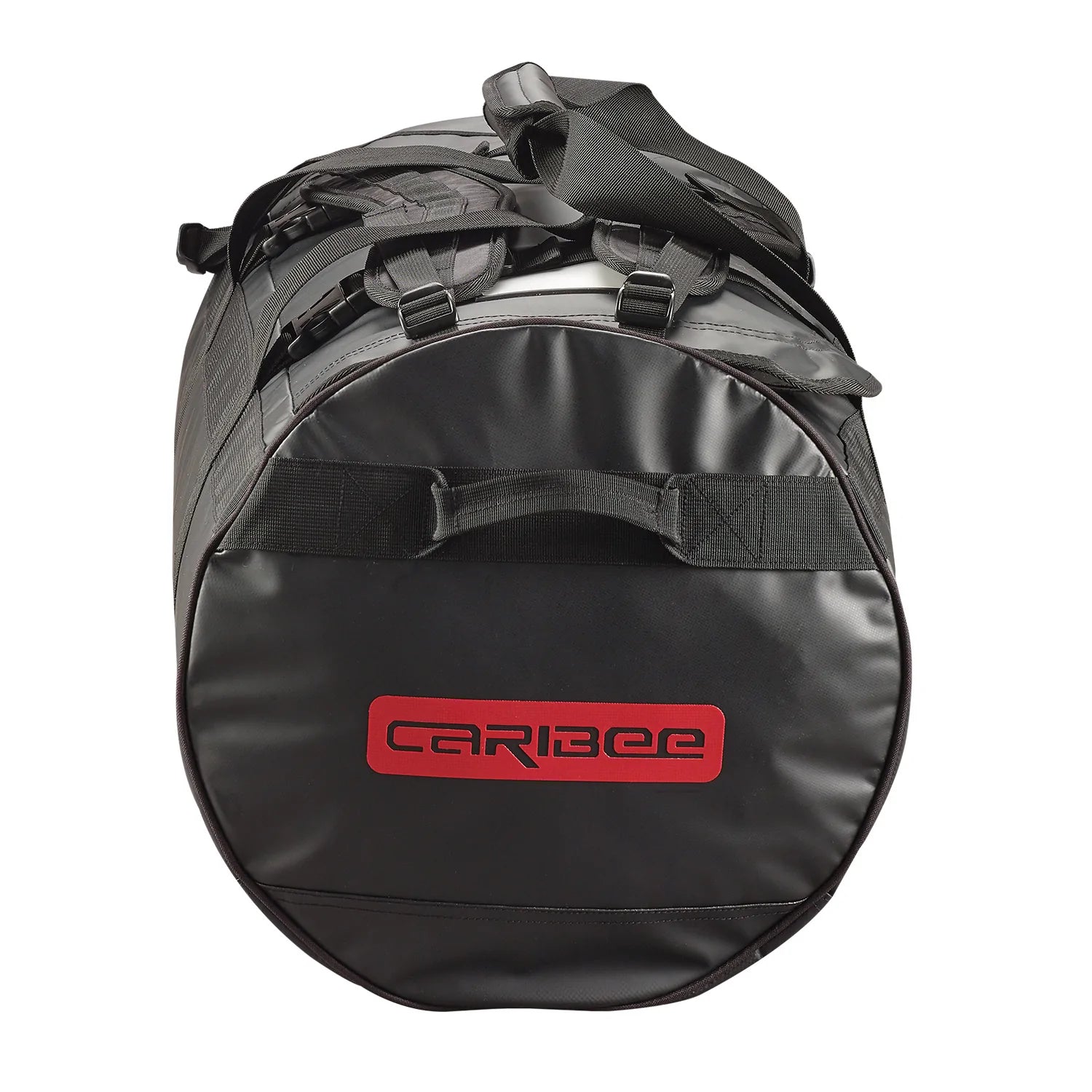 Caribee Kokoda 65L Water Resistant Duffle Bag - Black | Large Travel Duffel for Camping, Hiking & Outdoor Adventures