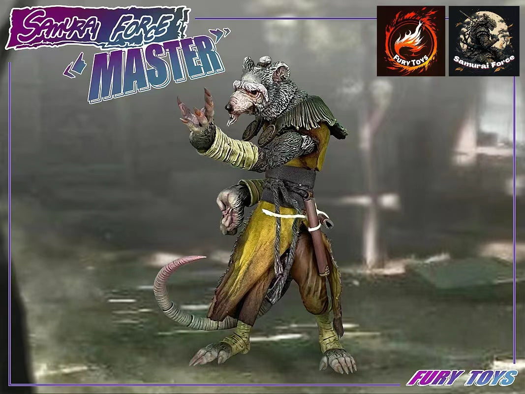 Fury Toys 1/12 Scale 5-inch Samurai Force Master Action Figure - Collectible Model for Display, Photography & Anime Fans