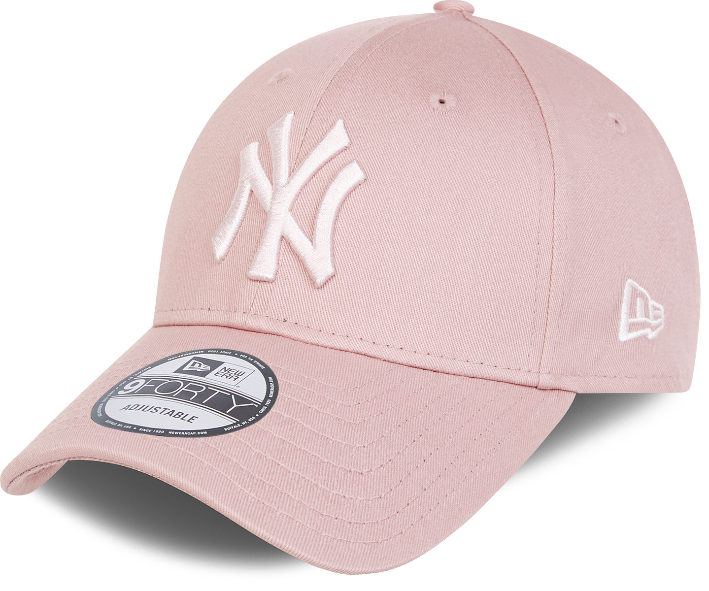 New York Yankees New Era 9Forty Adjustable Cotton Baseball Cap - Dusty Rose Pink for Women & Men | Game Day, Casual Wear & Sports Fan Fashion