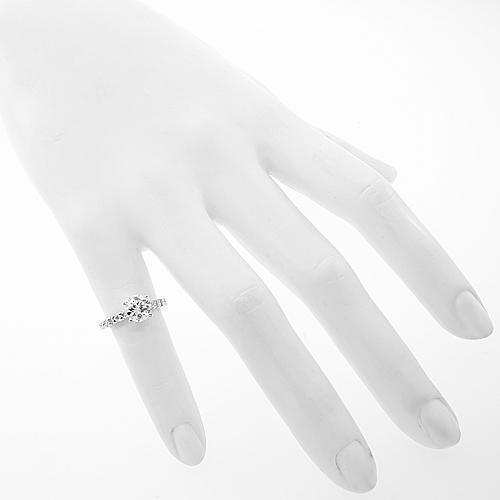 14K White Solid Gold Diamond Engagement Ring 1.55 Carat Total Weight - Perfect for Proposals, Weddings & Anniversary Gifts