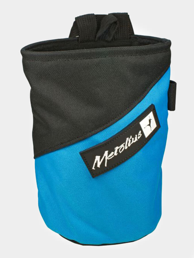 Metolius Competition Stripe Chalk Bag for Rock Climbing & Bouldering - Lightweight & Durable Chalk Holder for Gymnastics, Weightlifting & Outdoor Sports