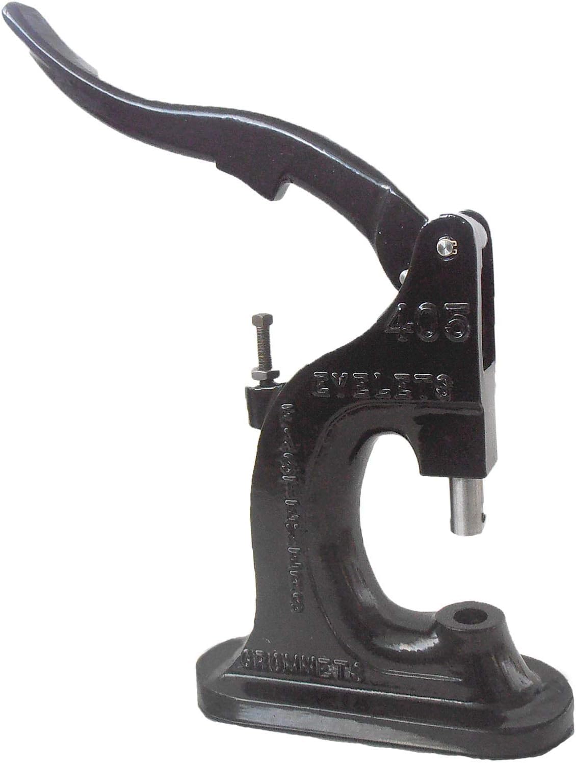 Heavy Duty Stimpson ST405 Grommet Press Machine for Fabrics, Tents & Leather - Professional Eyelet & Snap Setting Tool for Small/Large Holes - Perfect for DIY Crafts, Upholstery & Outdoor Gear Making (Setting Tools Sold Separately)