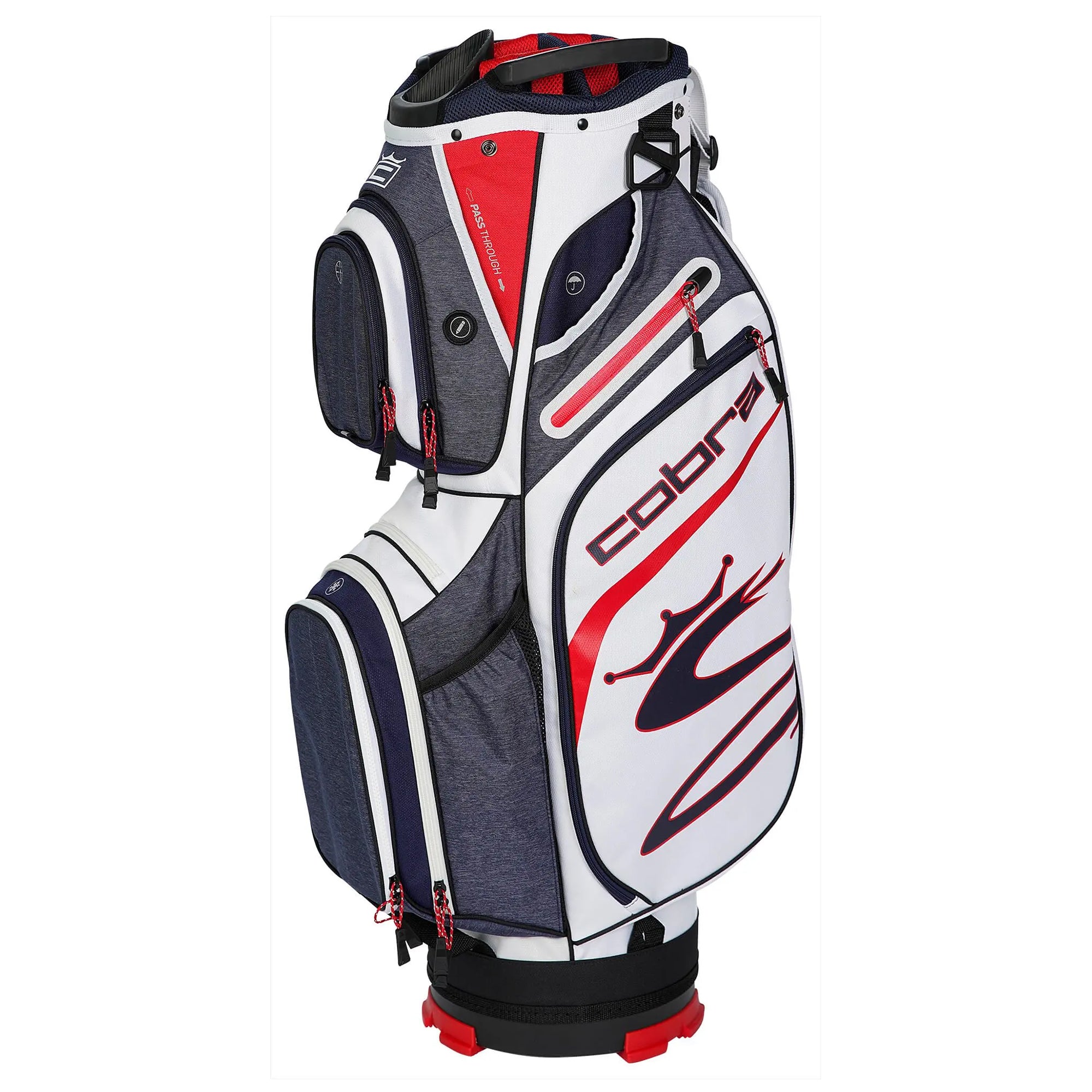 Ultralight Cobra Golf Cart Bag with 14-Way Divider - Lightweight & Durable for Easy Transport on the Course | Perfect for Golfers & Club Storage