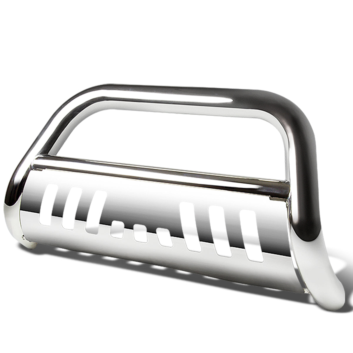 05-07 Ford F250 F350 F450 F550 Super Duty Bull Bar with Skid Plate - Heavy Duty Stainless Steel Grille Guard - Off-Road Protection for Trucks