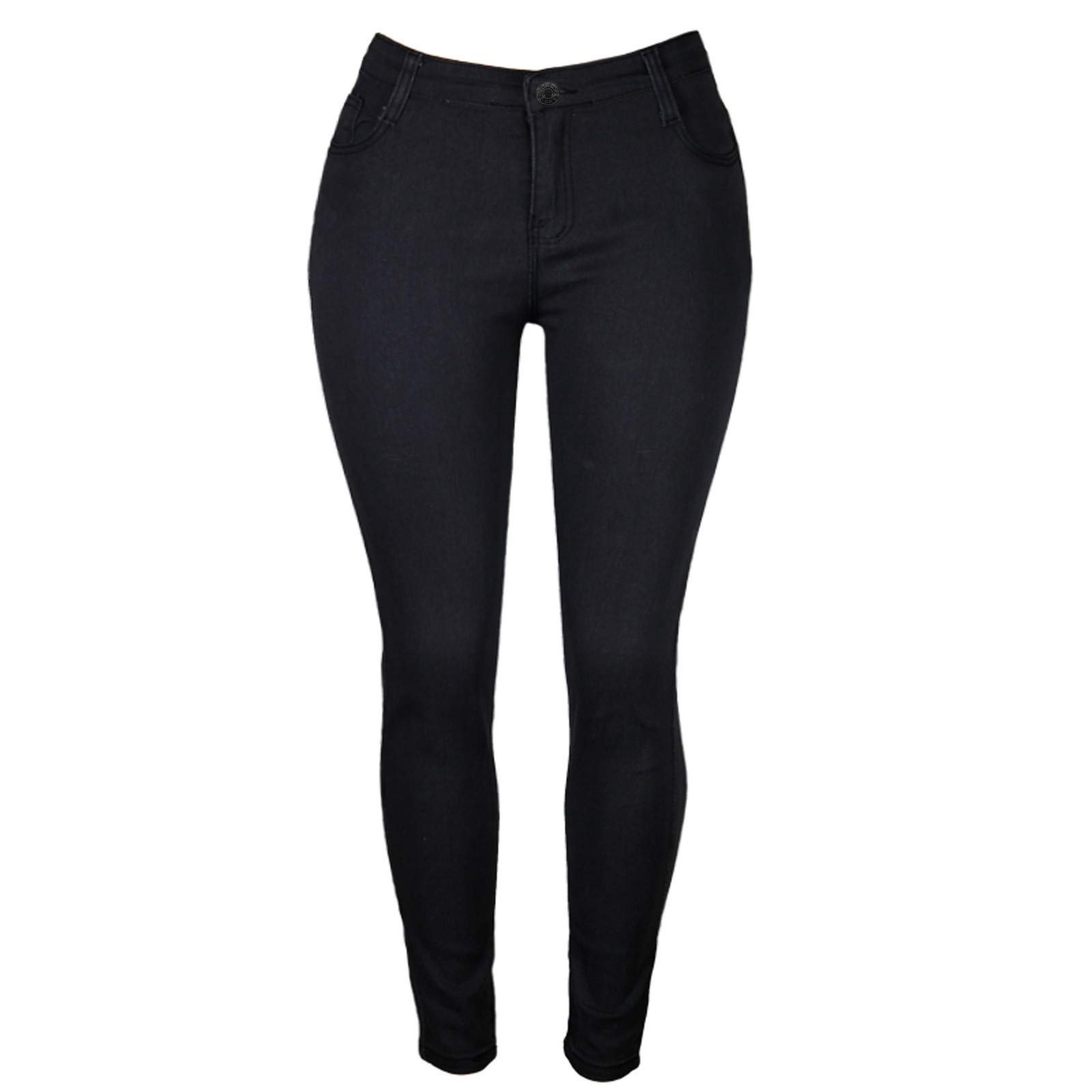 Plus Size Women's Skinny Jeans High Waisted Stretch Denim Pencil Pants for Casual Wear & Everyday Outfits | Fashionable Comfort for Work, Dating & Weekend Looks