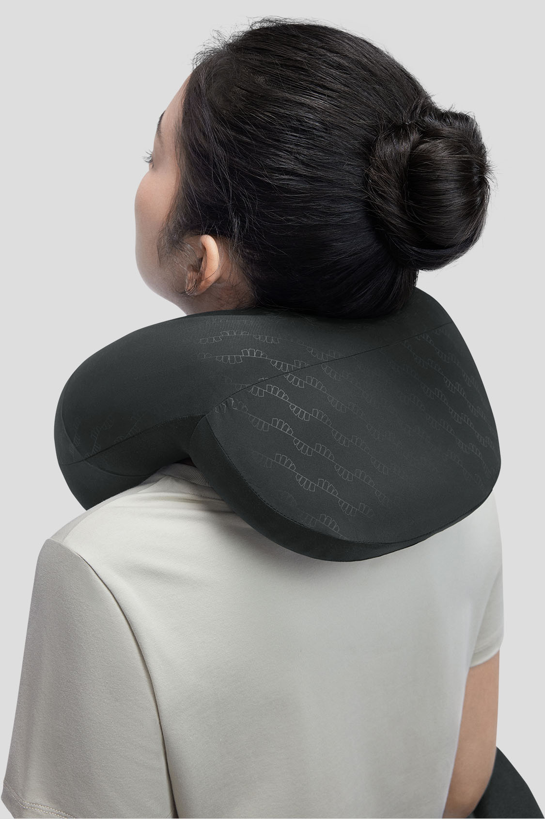 OnTheGo Full Support Travel Pillow - Comfortable Neck Support for Airplane, Car & Office - Perfect for Long Flights, Road Trips & Work Breaks