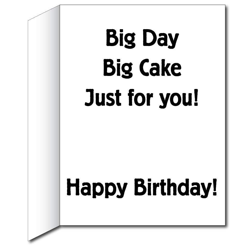 VictoryStore Jumbo Greeting Cards - Extra Large 3ft x 4ft Giant Birthday Card with Cake Design & Envelope | Perfect for Surprise Parties, Milestone Celebrations & Wall Decor