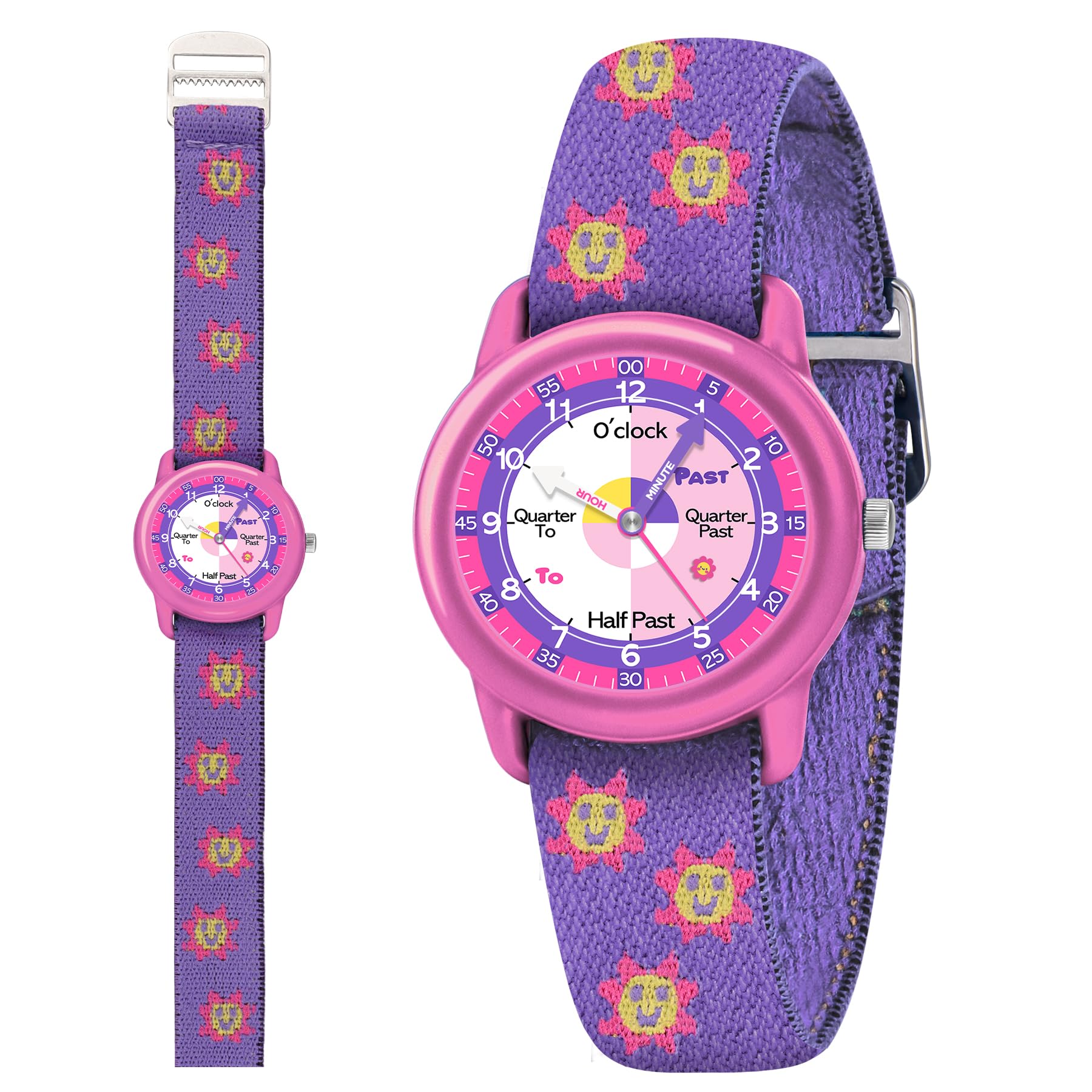 Waterproof Kids Watch with Elastic Strap - Ages 3-12 | Perfect First Watch & Gift for Toddlers | School & Playtime