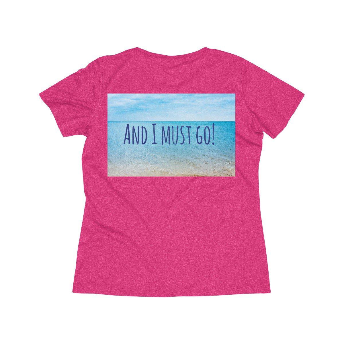 I Love The Beach T-Shirt - Soft Cotton Graphic Tee for Men & Women - Perfect for Summer Vacations, Beach Trips & Casual Outings