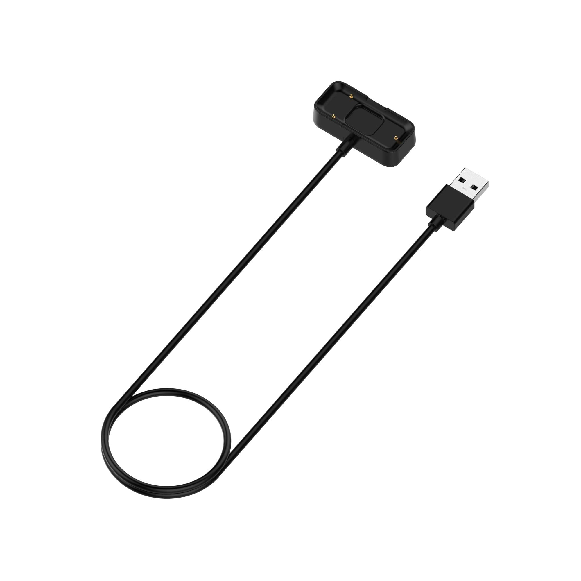 FitTurn Replacement USB Charger Cable for Withings Steel HR Watch - Compatible Charging Adapter & Dock Accessories (Black) | Perfect for Home, Office & Travel Charging
