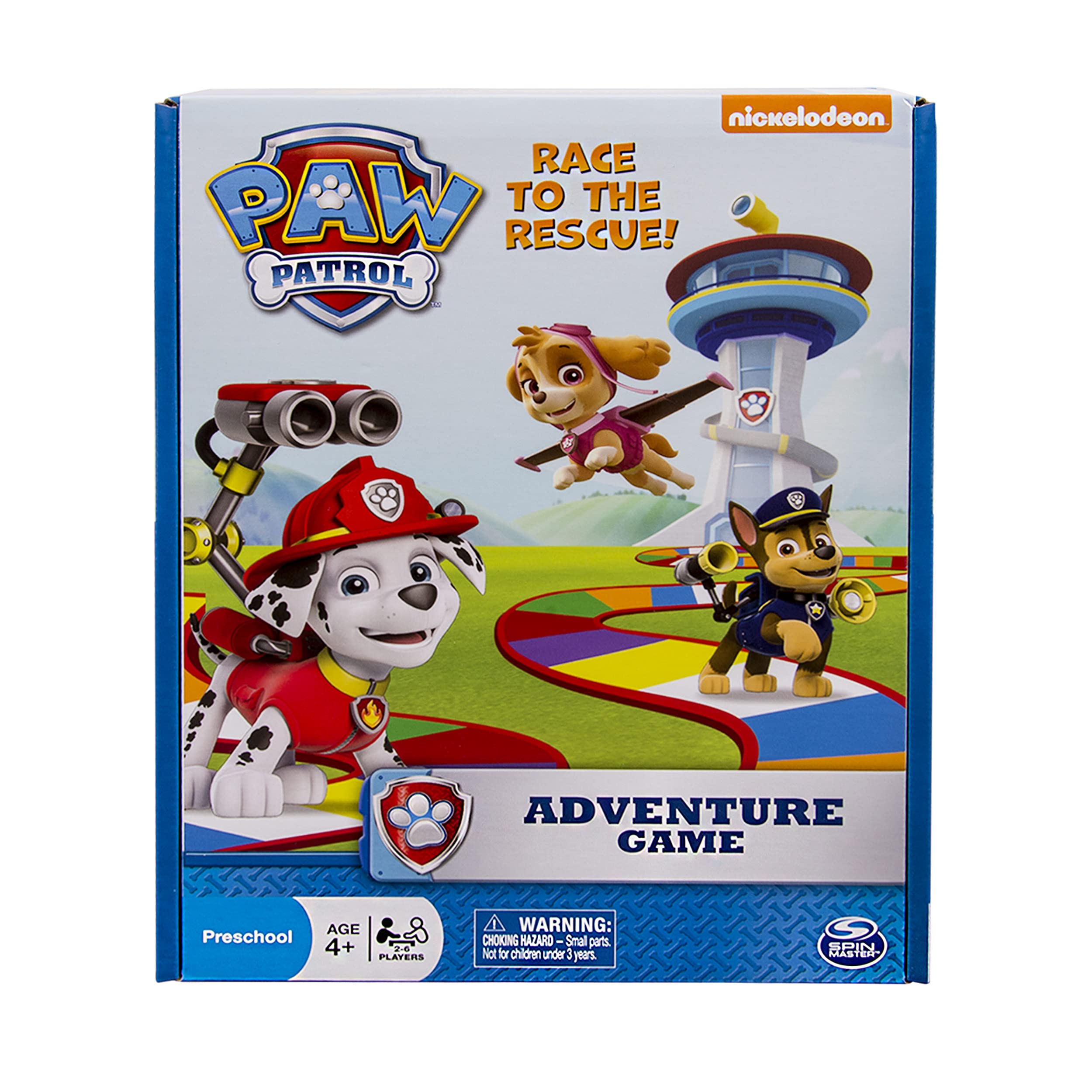 Spin Master Games Nickelodeon PAW Patrol Adventure Board Game for Kids - Fun Family Game Night Activity for Ages 4+ | Perfect Birthday Gift & Indoor Play for Preschoolers