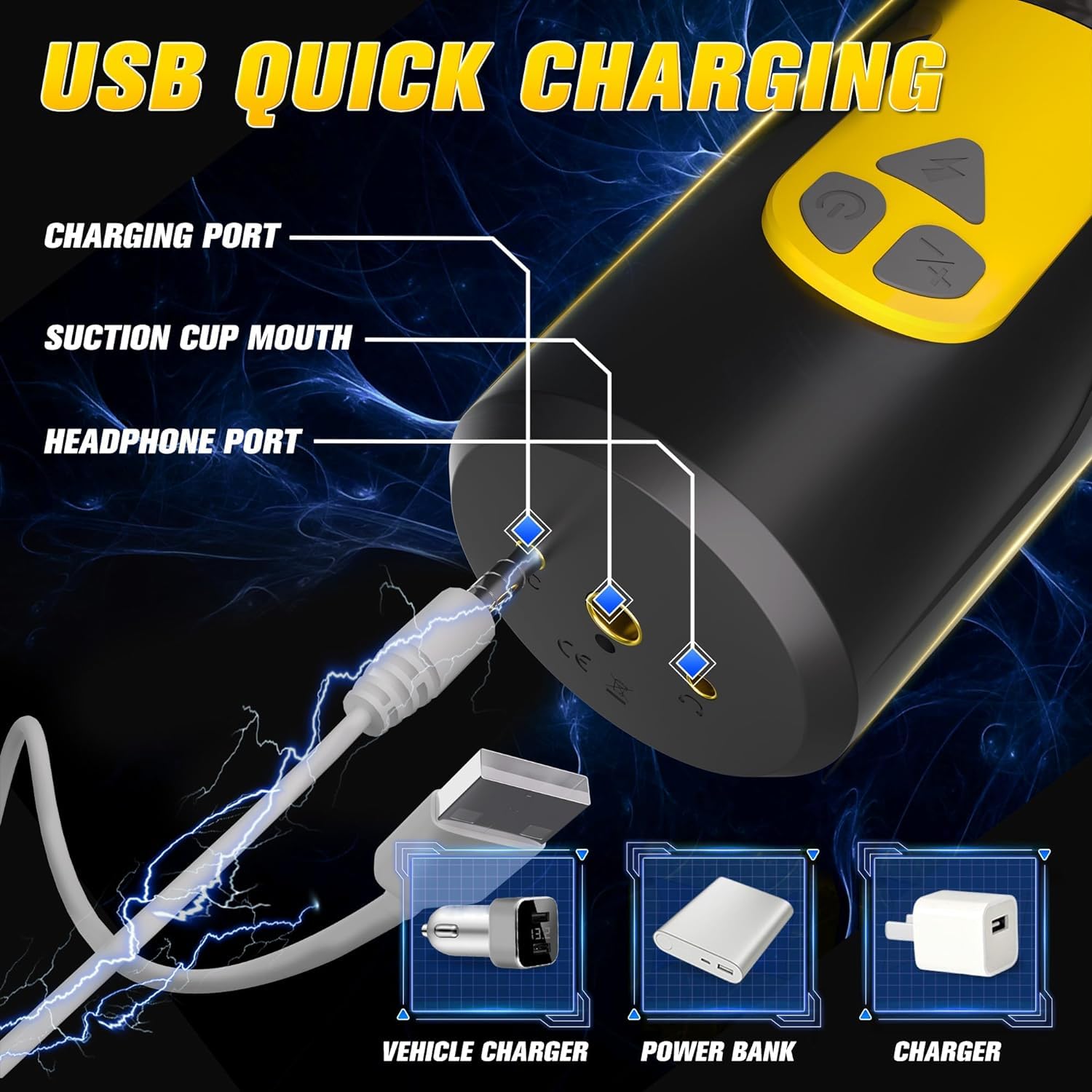 Automatic Male Masturbator with Heating & Suction - Electric Thrusting Adult Toy for Men - Hands-Free Auto BJ Machine - Portable & Discreet Design - Perfect for Solo Pleasure & Stress Relief
