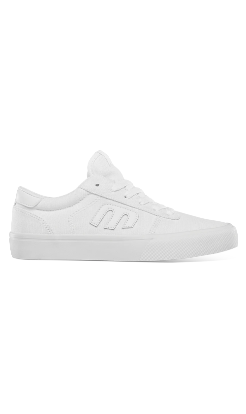 Etnies Calli Vulc Women's Skate Shoes - White/White/Gum for Casual Wear & Skateboarding | Comfortable & Stylish Sneakers for Everyday Use